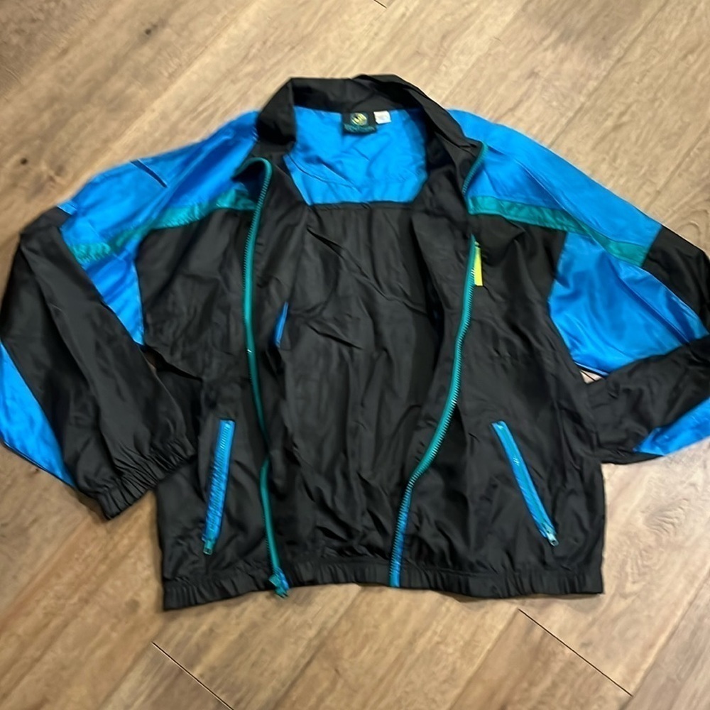WILSON vintage zip up windbreaker jacket, size XL